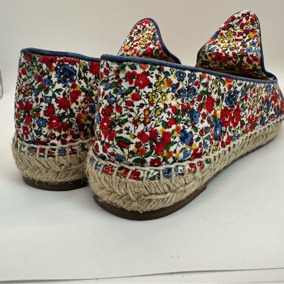 Sarah Flint Elena Floral Print Slip On Espadrille Loafers in EUC! Size 35‎ US 5 - Picture 6 of 13